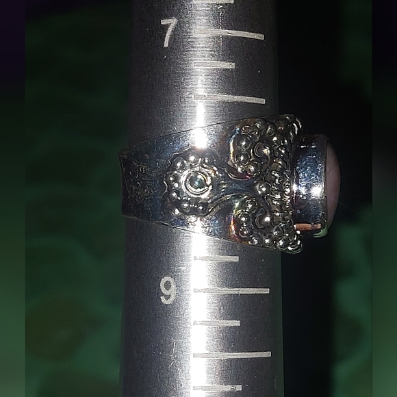 Rose Quartz Vintage Style Ring - Picture 6 of 6